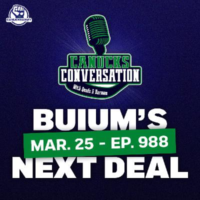 Mar. 25: What should Zeev Buium's next contract look like? (ep. 988) Mar. 25: What should Zeev Buium's next contract look like? (ep. 988)