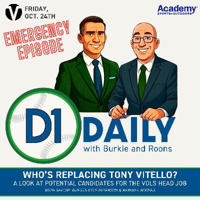 Who's Replacing Tony Vitello?: Exploring Tennessee's Options [D1 Daily Emergency Episode]