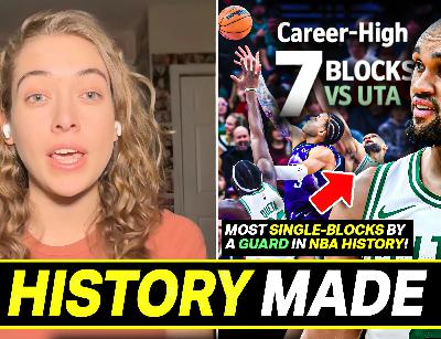 Derrick White Makes NBA HISTORY in Celtics Win vs Jazz