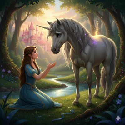 הנסיכה אריאה ונצנץ חד-הקרן 🦄