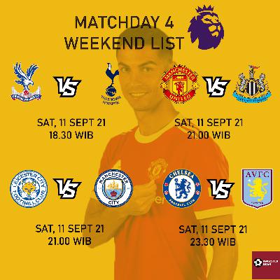 Preview Matchday 4 EPL, Kembalinya CR7!