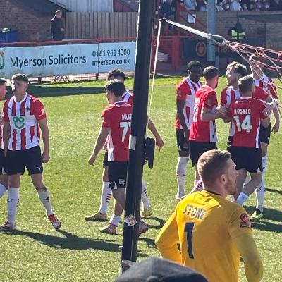 Foot in the opposition camp - Altrincham (Home)