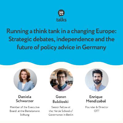 Running a think tank in a changing Europe: Strategic debates, independence and the future of policy advice in Germany Running a think tank in a changing Europe: Strategic debates, independence and the future of policy advice in Germany