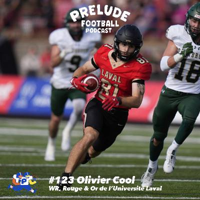 #123 | Olivier Cool (WR - Rouge & Or de l'Université Laval)