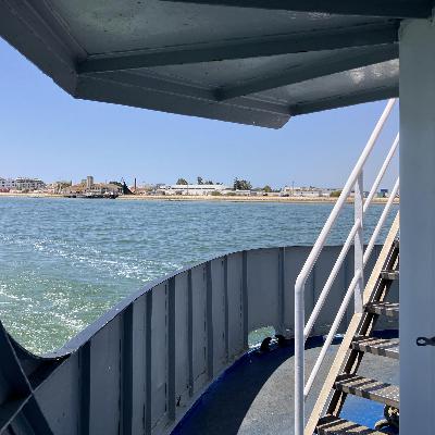 Ferry ride from Vila Real De Santo Antonio (Portugal) to Ayamonte (Spain) on 1st August 2025 – by Cesar Gimeno Lavin