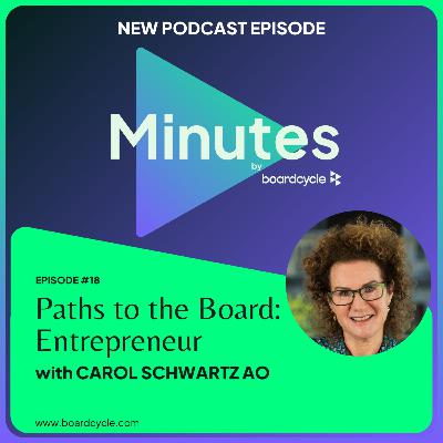 Paths to the Board: Entrepreneur with Carol Schwartz AO, Chair @ Equity Trustees; Board Member, RBA Paths to the Board: Entrepreneur with Carol Schwartz AO, Chair @ Equity Trustees; Board Member, RBA