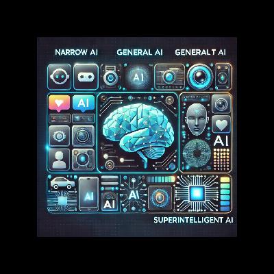 Brief Summary of the types of AI as well as AGI and ASI