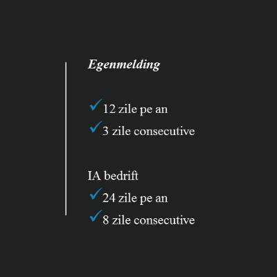 Viata in Norvegia. Egenmelding