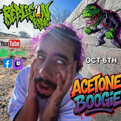 ACETONE BOOGIE LIVE INTERVIEW .  Taylor swift  . haunted float . happy October . live POD