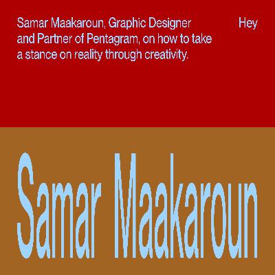 Samar Maakaroun, Graphic Designer and Partner of Pentagram, on how to take a stance on reality through creativity | Women at Work