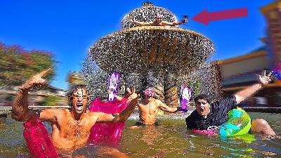 Last to leave PUBLIC FOUNTAIN wins! *Security Called* Last to leave PUBLIC FOUNTAIN wins! *Security Called*