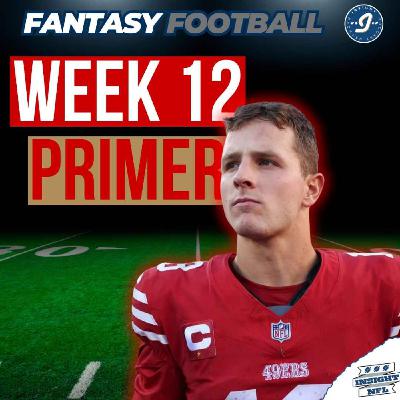 NFL Fantasy Football 2025 | Week 12 PRIMER, Injury Report + STARTS of the Week