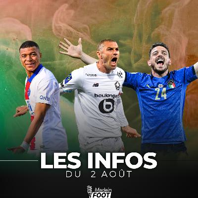 Le JT du 02/08 : Le LOSC remporte son premier trophée de la saison, le PSG sous pression pour Mbappé, l'OL se penche sur Florenzi Le JT du 02/08 : Le LOSC remporte son premier trophée de la saison, le PSG sous pression pour Mbappé, l'OL se penche sur Florenzi