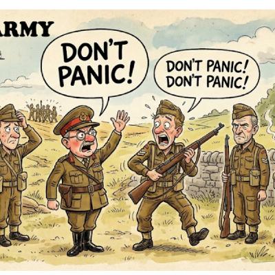 Don't panic! Not yet, anyway