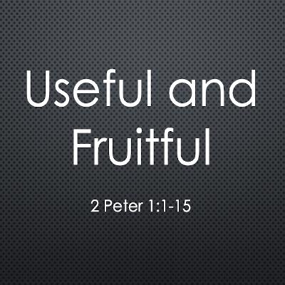 Useful and Fruitful (2 Peter 1:1-15) - Short Studies