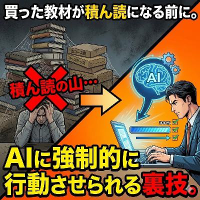 買った教材が積ん読になる前に。AIに強制的に行動させられる裏技。 買った教材が積ん読になる前に。AIに強制的に行動させられる裏技。
