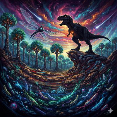 〈EP.150｜恐龍隊長，我的遠古生物朋友去哪兒了？🦕從單細胞到霸主恐龍的超時空進化之旅 〉