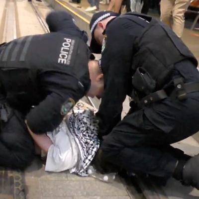 In Australia The Police Beat You Up For Opposing Genocide In Australia The Police Beat You Up For Opposing Genocide