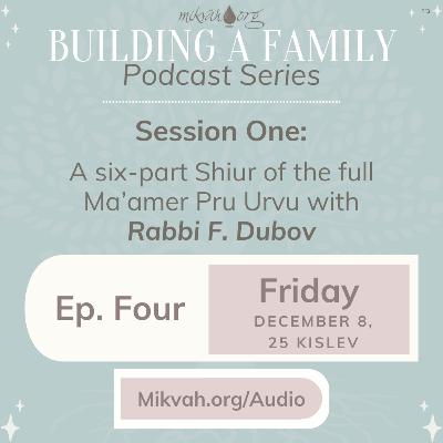 Building a Family, Episode Four: Maamer Pru Urvu By Rabbi F. Dubov Building a Family, Episode Four: Maamer Pru Urvu By Rabbi F. Dubov