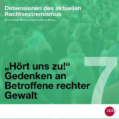 „Hört uns zu!“ Gedenken an Betroffene rechter Gewalt