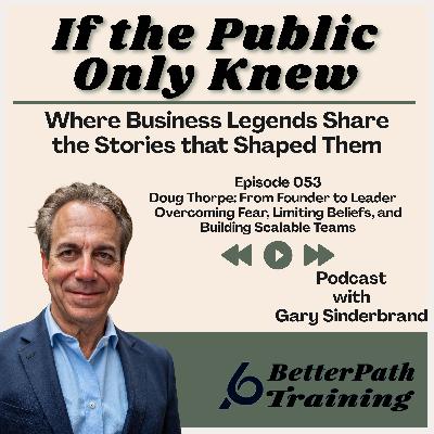 Doug Thorpe: From Founder to Leader – Overcoming Fear, Limiting Beliefs, and Building Scalable Teams Doug Thorpe: From Founder to Leader – Overcoming Fear, Limiting Beliefs, and Building Scalable Teams