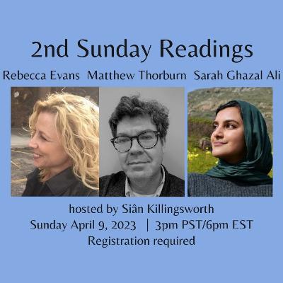 ep. 0423: Rebecca Evans, Matthew Thorburn, and Sarah Ghazal Ali