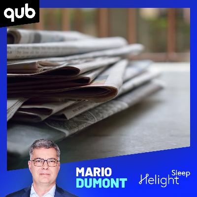 La une du National Post fait réagir Mario Dumont!