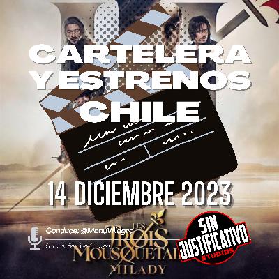 Cartelera y Estrenos Chile - 14 de Diciembre 2023: Los Tres Mosqueteros: Milady, Patos, Feliz Navidad, La Sociedad de la Nieve y más