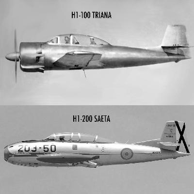 70 años del Saeta, y otros Hispano Aviación de la autarquía