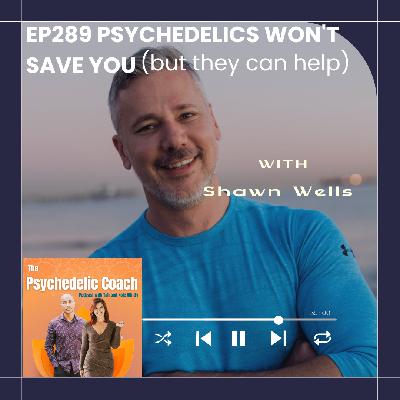 Ep289 Psychedelics Won't Save You, (but they can help) with Bio Chemist Shawn Wells Ep289 Psychedelics Won't Save You, (but they can help) with Bio Chemist Shawn Wells