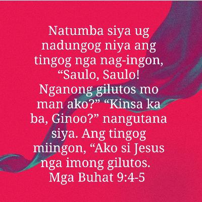 Buhat Kapitulo 9 Si Saulo og ang Simbahan