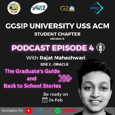 USS ACM Aawaz Episode 4 | The Graduate's Guide and Back to School Stories with Mr. Rajat Maheshwari USS ACM Aawaz Episode 4 | The Graduate's Guide and Back to School Stories with Mr. Rajat Maheshwari
