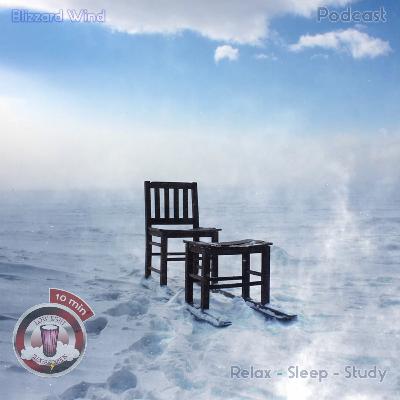 🔴🌨️❄️ Winter Whispers: 10 MINUTES of Serene Blizzard Sounds, Wind for Tranquil Sleep and Relaxation