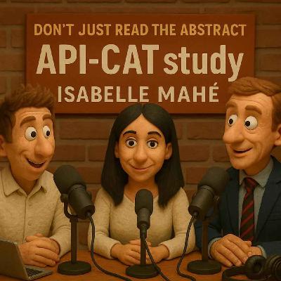 API-CAT: Author interview with Prof. Isabelle Mahé