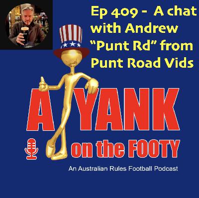 409 - AFL - A chat w/ Perth-based Music Content Creator + Richmond Tiger fan, Punt Rd 409 - AFL - A chat w/ Perth-based Music Content Creator + Richmond Tiger fan, Punt Rd