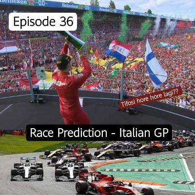 S1E36 - Race Prediction: 2020 Italian GP S1E36 - Race Prediction: 2020 Italian GP
