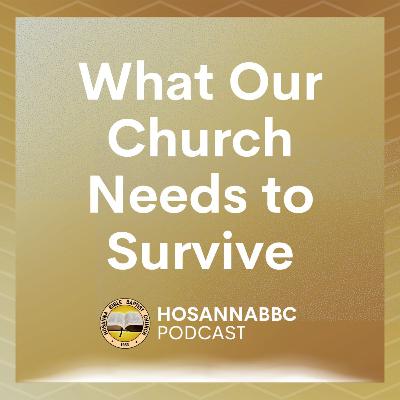 What Our Church Needs to Thrive - Rev. Provy R. Cadelina