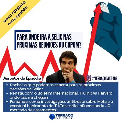 PARA ONDE IRÁ A SELIC NAS PRÓXIMAS REUNIÕES DO COPOM no TerraçoCast #468 PARA ONDE IRÁ A SELIC NAS PRÓXIMAS REUNIÕES DO COPOM no TerraçoCast #468