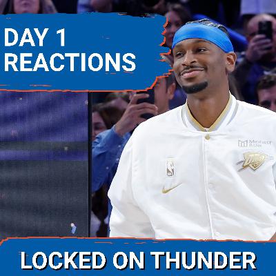 OVERREACTIONS to OKC Thunder Opening Night WIN over Rockets