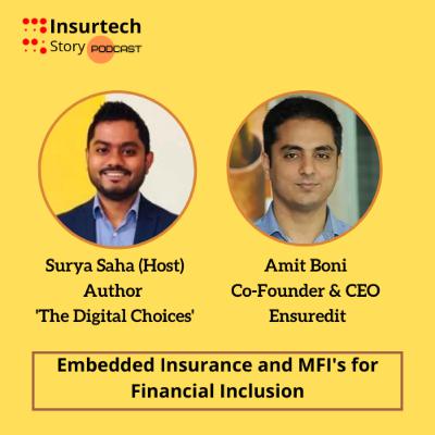 Embedded insurance and MFI's for financial inclusion