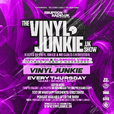 Episode 109 - Vinyl Junkie - Eruption Radio Podcast – 13/03/2025