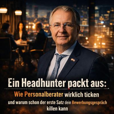 Ein Headhunter packt aus: Wie Personalberater wirklich ticken und warum schon der erste Satz dein Bewerbungsgespräch killen kann. Im Dialog mit Marko Mock. Ein Headhunter packt aus: Wie Personalberater wirklich ticken und warum schon der erste Satz dein Bewerbungsgespräch killen kann. Im Dialog mit Marko Mock.