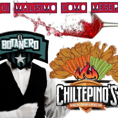 El Botanero Hmo: Fui Malisimo como mesero (Hurtando cerveza y tirando copas en el vestido)