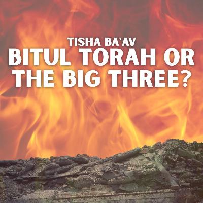Tisha Baav - Bitul Torah or The Big Three?