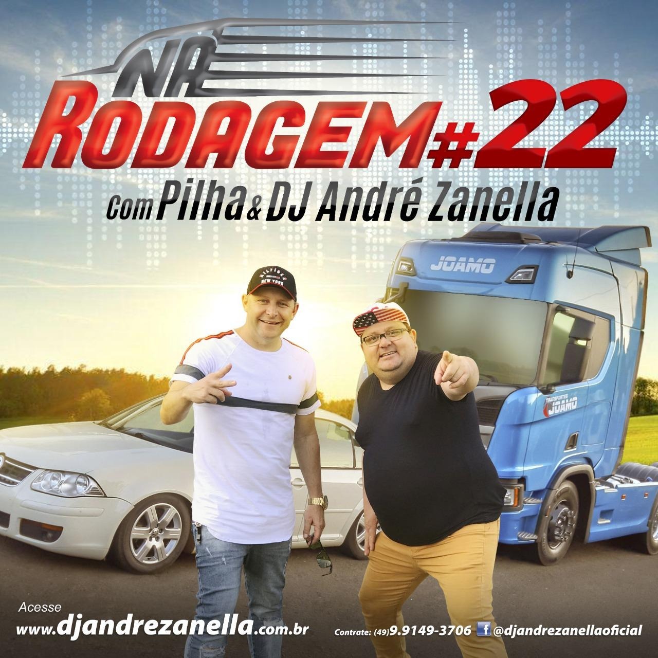 PODCAST NA RODAGEM 22 - PILHA E DJ ANDRÉ ZANELLA episode artwork