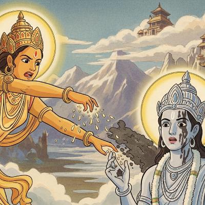 ३ कथाः हराएको पवित्र ग्रन्थ । चन्द्रमाको छायाँ। बथुकम्माको कथा 3 Folk tales ३ कथाः हराएको पवित्र ग्रन्थ । चन्द्रमाको छायाँ। बथुकम्माको कथा 3 Folk tales