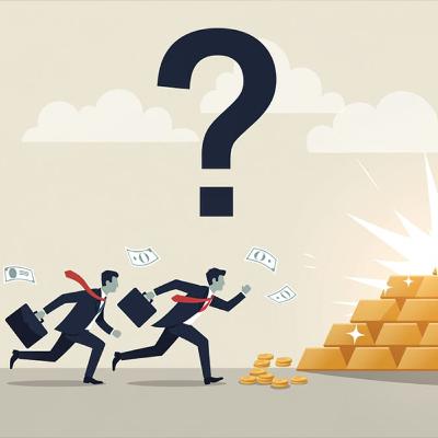 Gold is the new treasury?