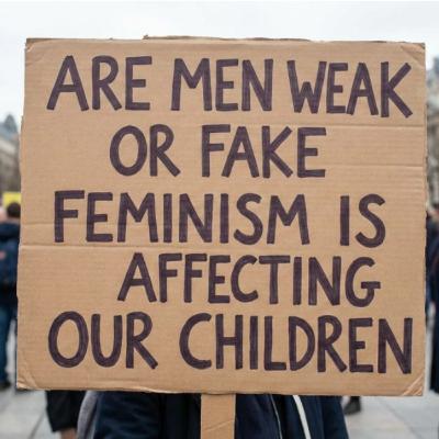 Are men weak or fake feminism is affecting our children?