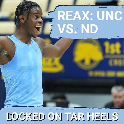 REACTION: North Carolina Tar Heels GET-RIGHT WIN vs. Notre Dame | UNC Finally Puts The Hammer Down