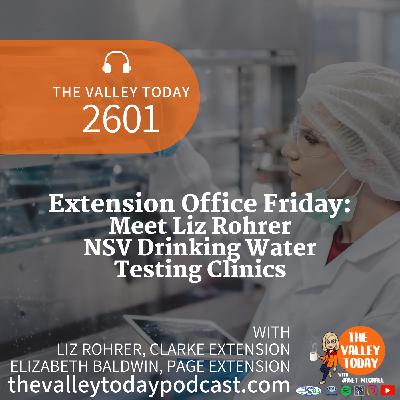 Extension Office Friday: Meet Liz Rohrer / NSV Drinking Water Testing Clinics